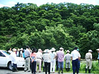 黒谷川の観察会