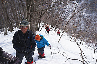 城山の登り