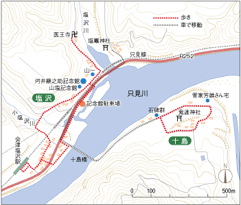 十島・塩沢MAP