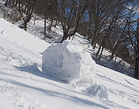 雪まくり